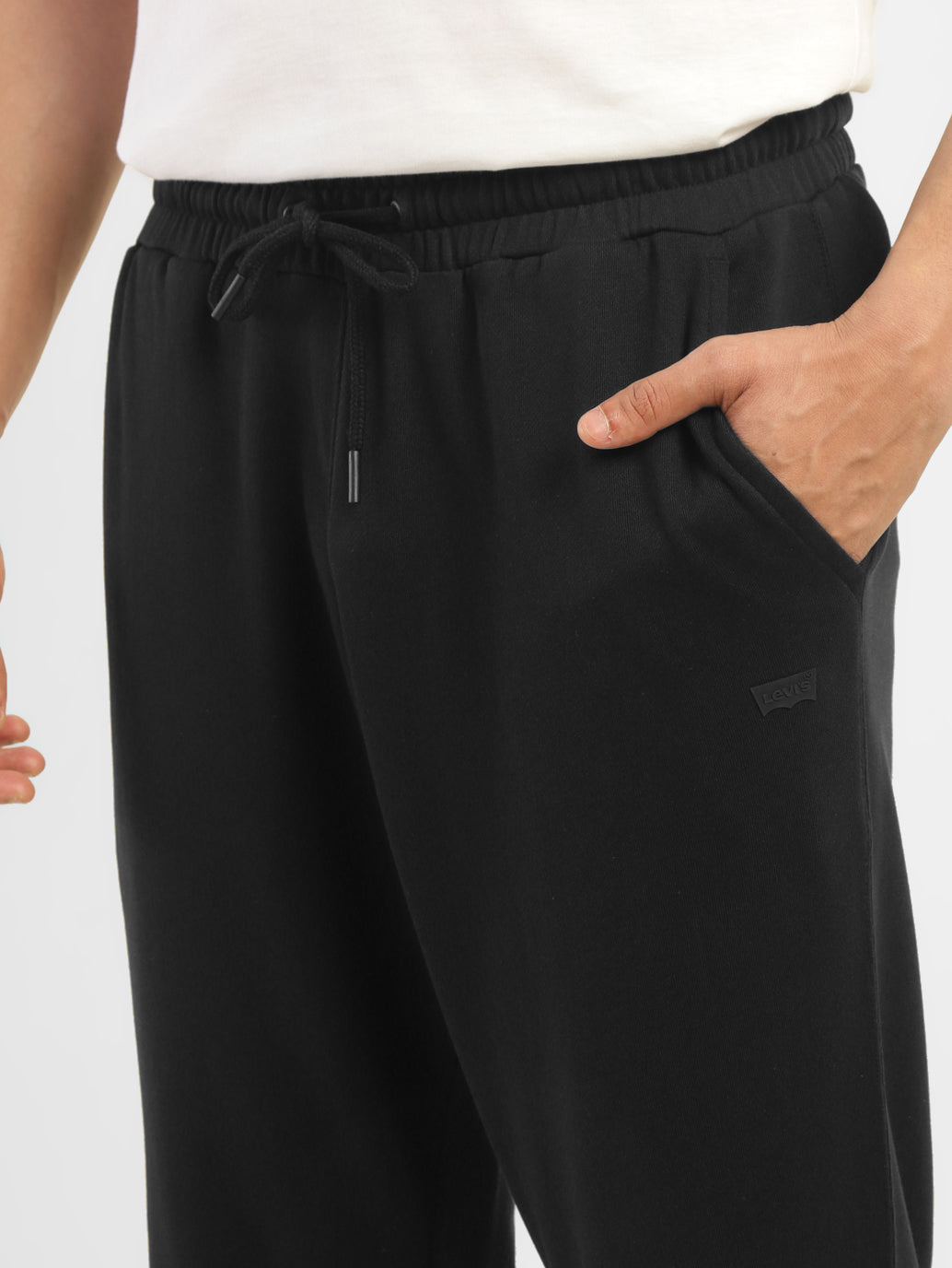 Men's Black Regular Fit Joggers