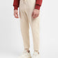 Men's Cream Solid Joggers - b18d5ffa-f51c-4d32-a814-4fc2397cf0a2 View