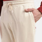 Men's Cream Solid Joggers - c54b3a7f-1b70-4ac9-bbe4-79ece247df51 View