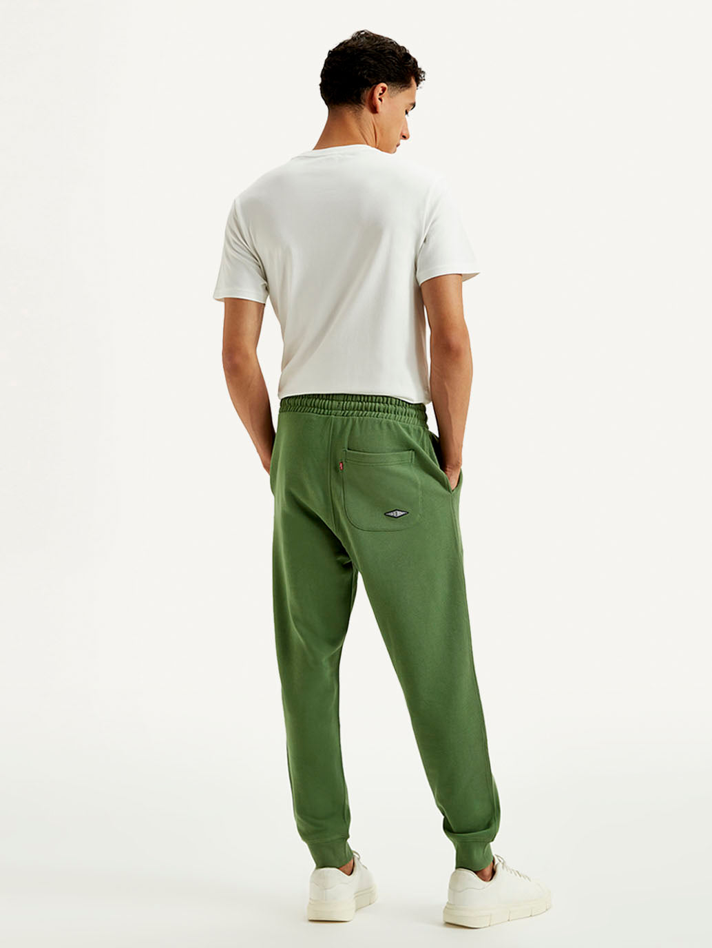 Men's Green Solid Utility Joggers – Levis India Store