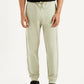 Men's Light Green Regular Fit Mid Rise Joggers - Front View