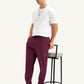 Men's Purple Regular Fit Joggers