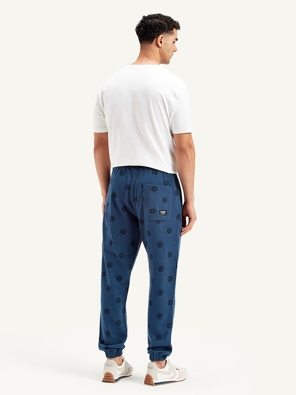 Men's Blue Regular Fit Joggers