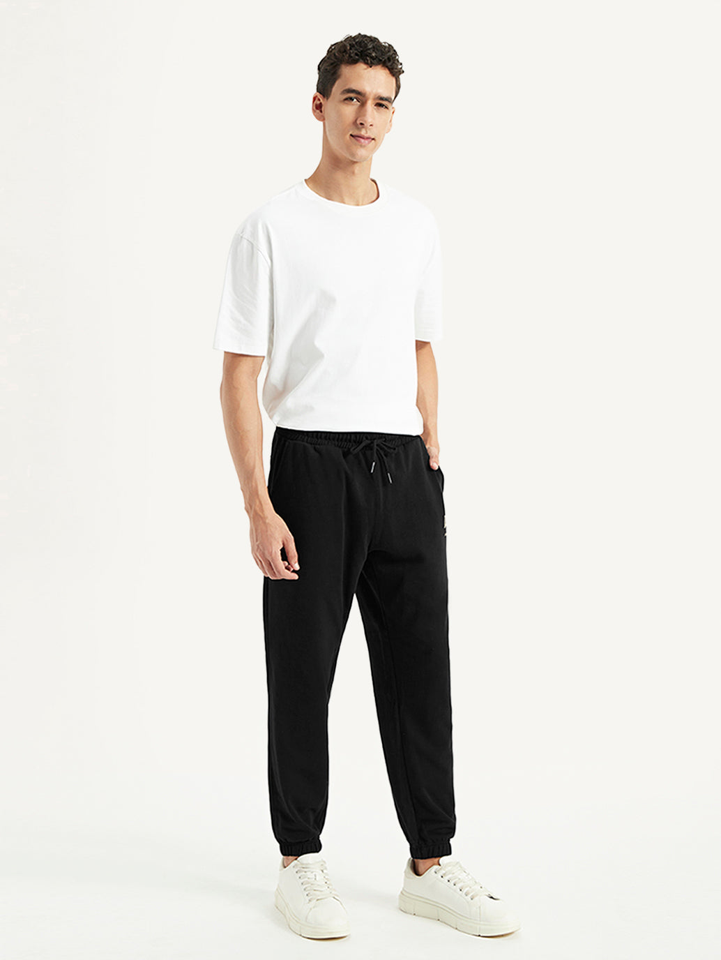 Men's Black Solid Utility Joggers - 552e3b36-2c16-4a03-93bb-bbfd32a756ac View