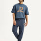 Men's Blue Solid Joggers - Styleshot View
