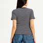 Women's Striped Slim Fit T-Shirt - 20 View