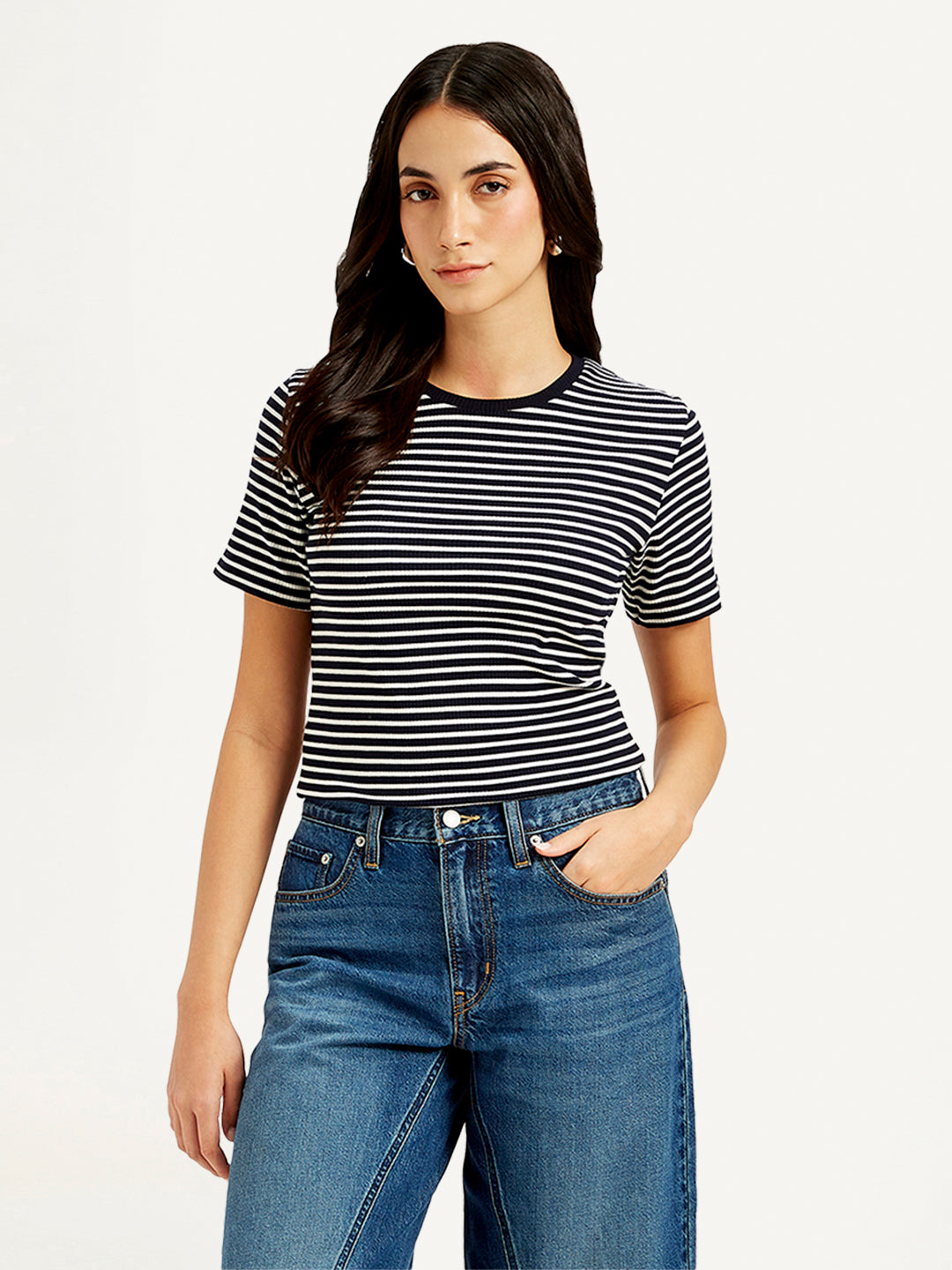 Women's Striped Slim Fit T-Shirt