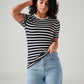 Women's Striped Slim Fit T-Shirt - Styleshot View