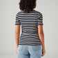 Women's Striped Slim Fit T-Shirt - Back View