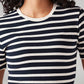 Women's Striped Slim Fit T-Shirt - 20 View