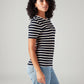 Women's Striped Slim Fit T-Shirt - Side View
