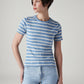 Women's Striped Slim Fit T-Shirt - Front View