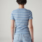 Women's Striped Slim Fit T-Shirt - Back View