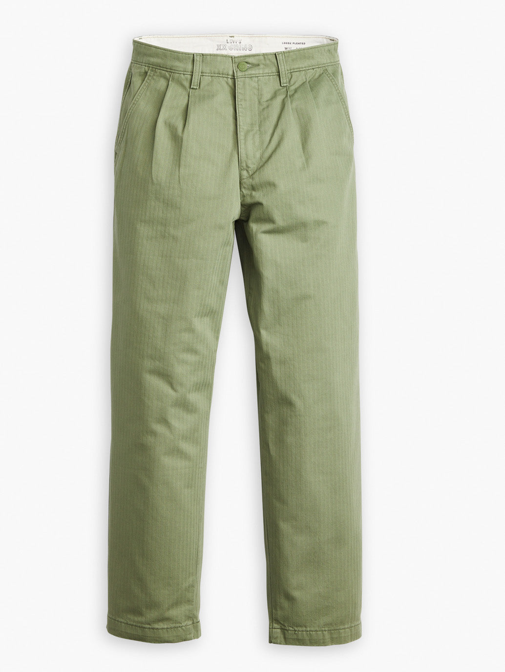 Men's Olive Regular Fit Chinos