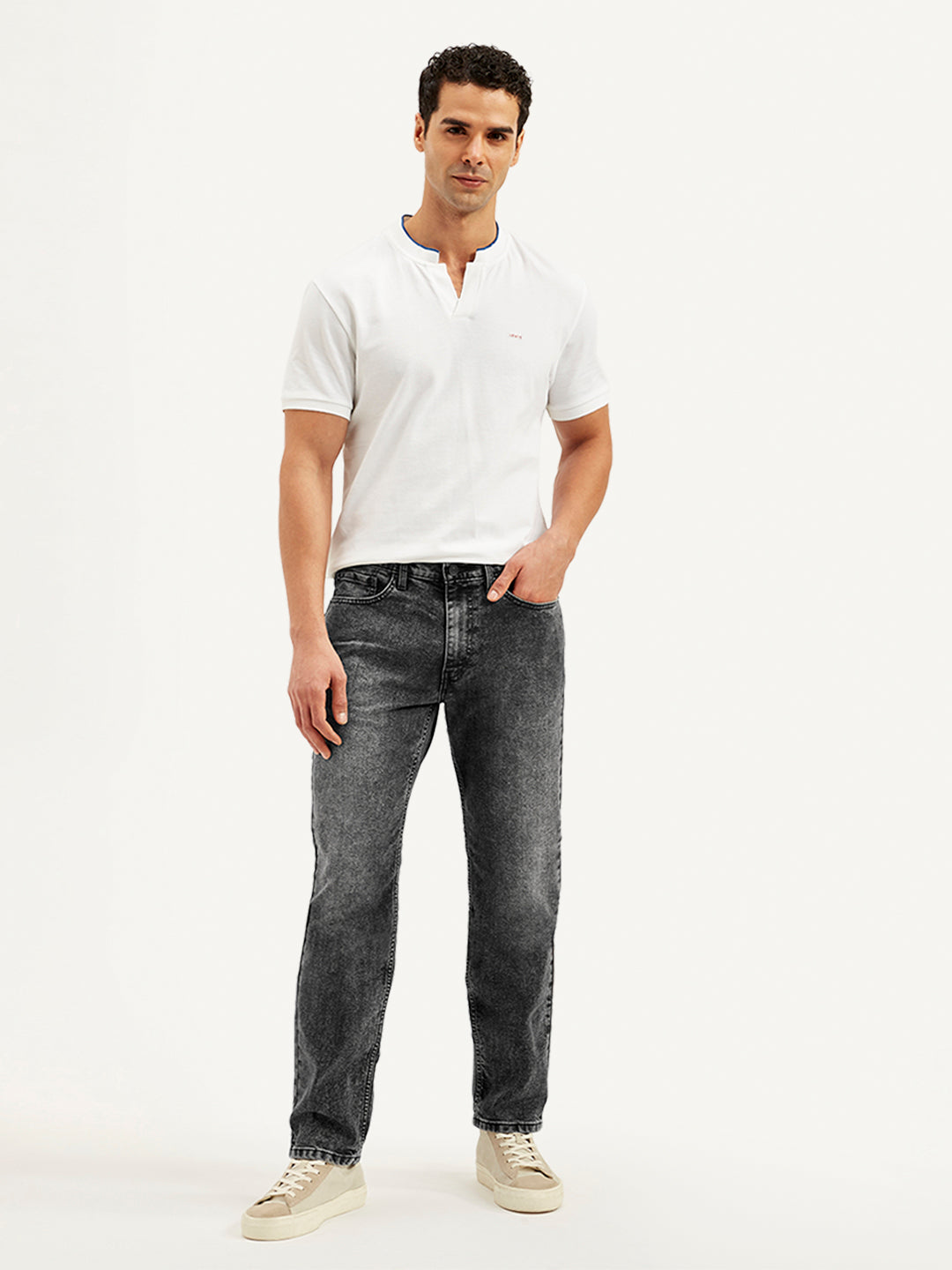 Men's 541 Grey Athletic Tapered Fit Mid Rise Jeans - 20 View