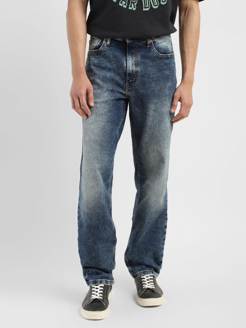 Men's 550'92 Blue Loose Fit Mid Rise Jeans