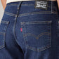 Women's 94 Dark Blue Baggy Fit Mid Rise Tinted Jeans - Detail View