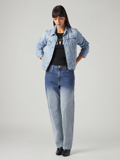 levi's Women's 94 Light Blue Baggy Fit Mid Rise Jeans-picture-20