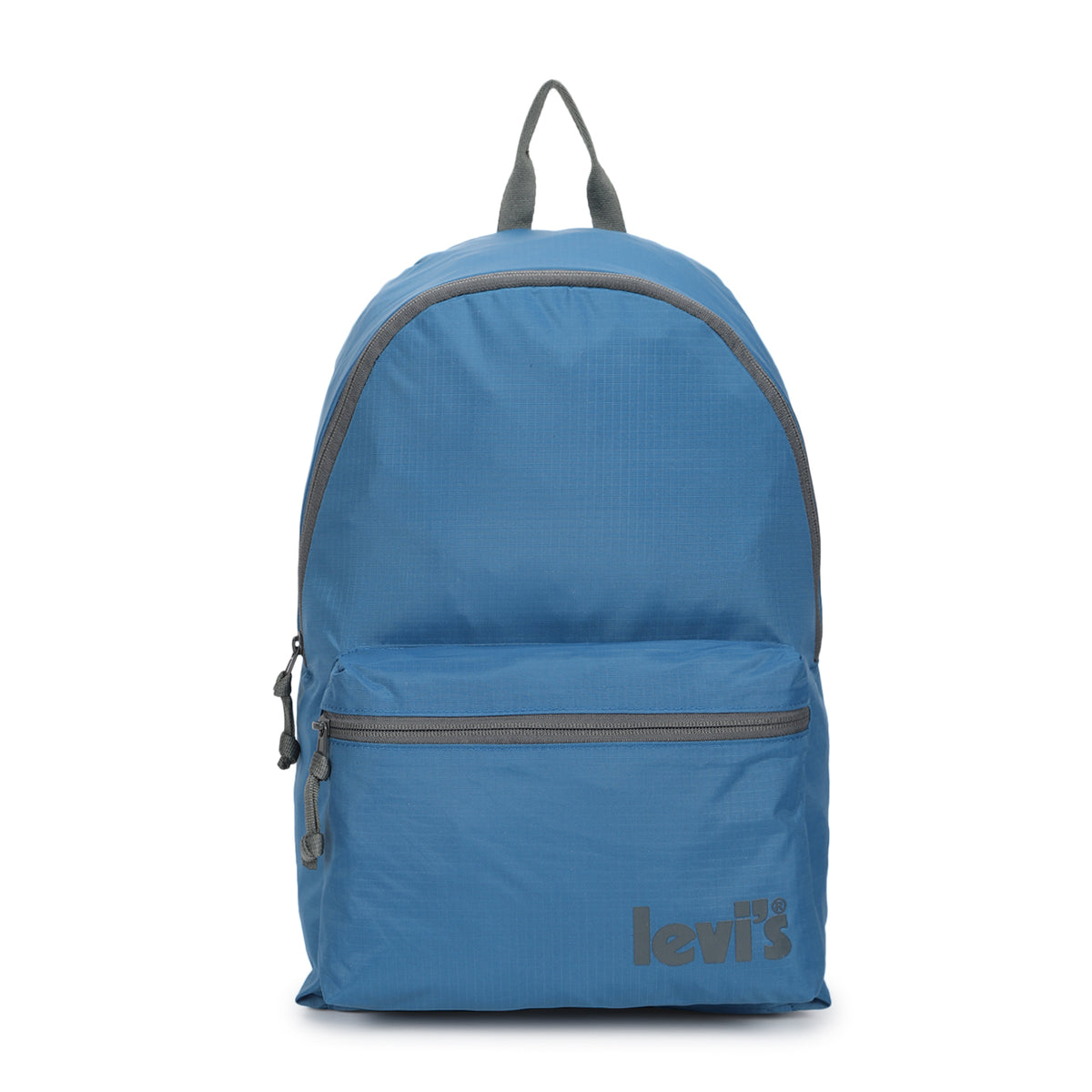 Men's Teal Blue Solid Backpack