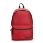 Men's Red Solid Backpack