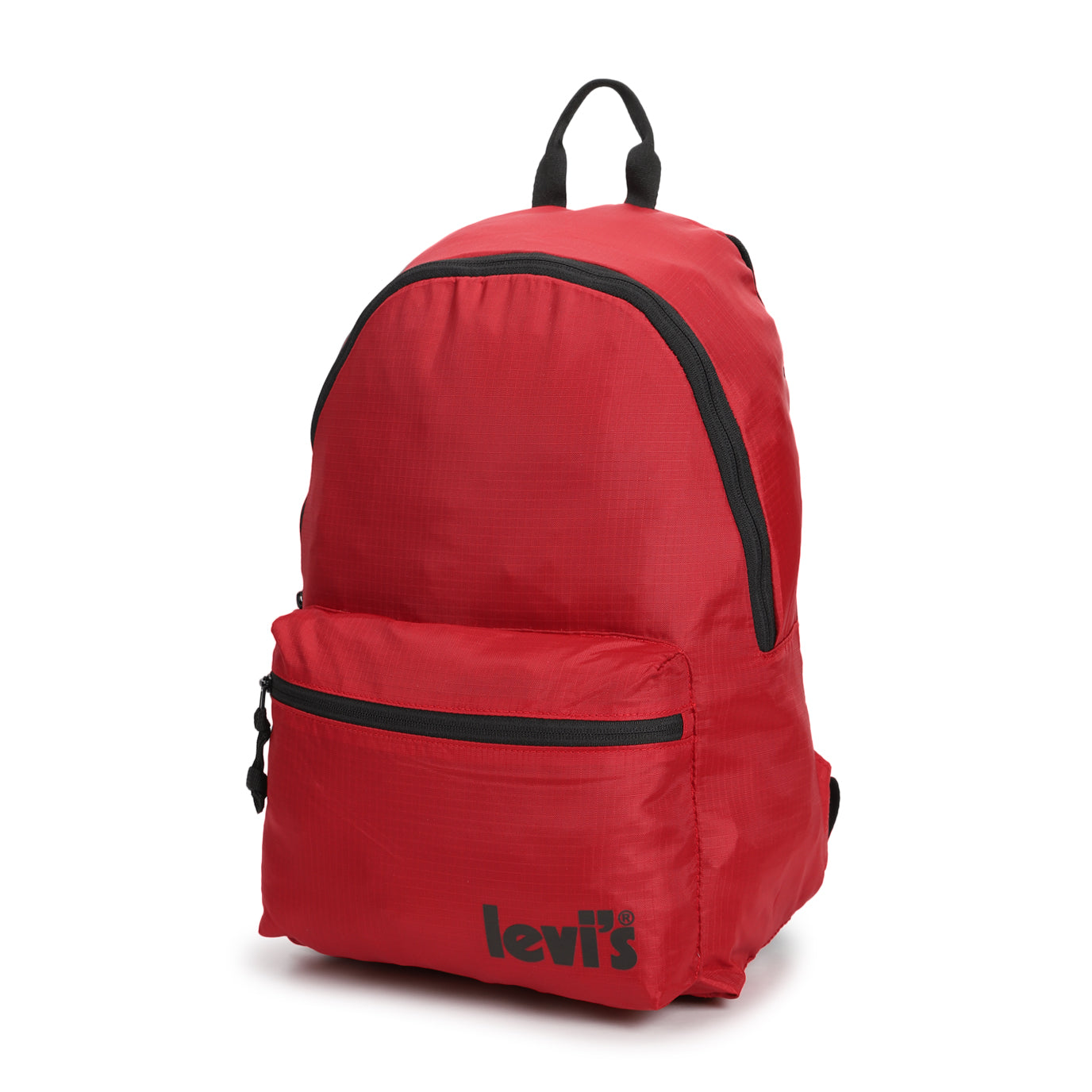 Men's Red Solid Backpack