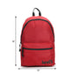 Men's Red Solid Backpack