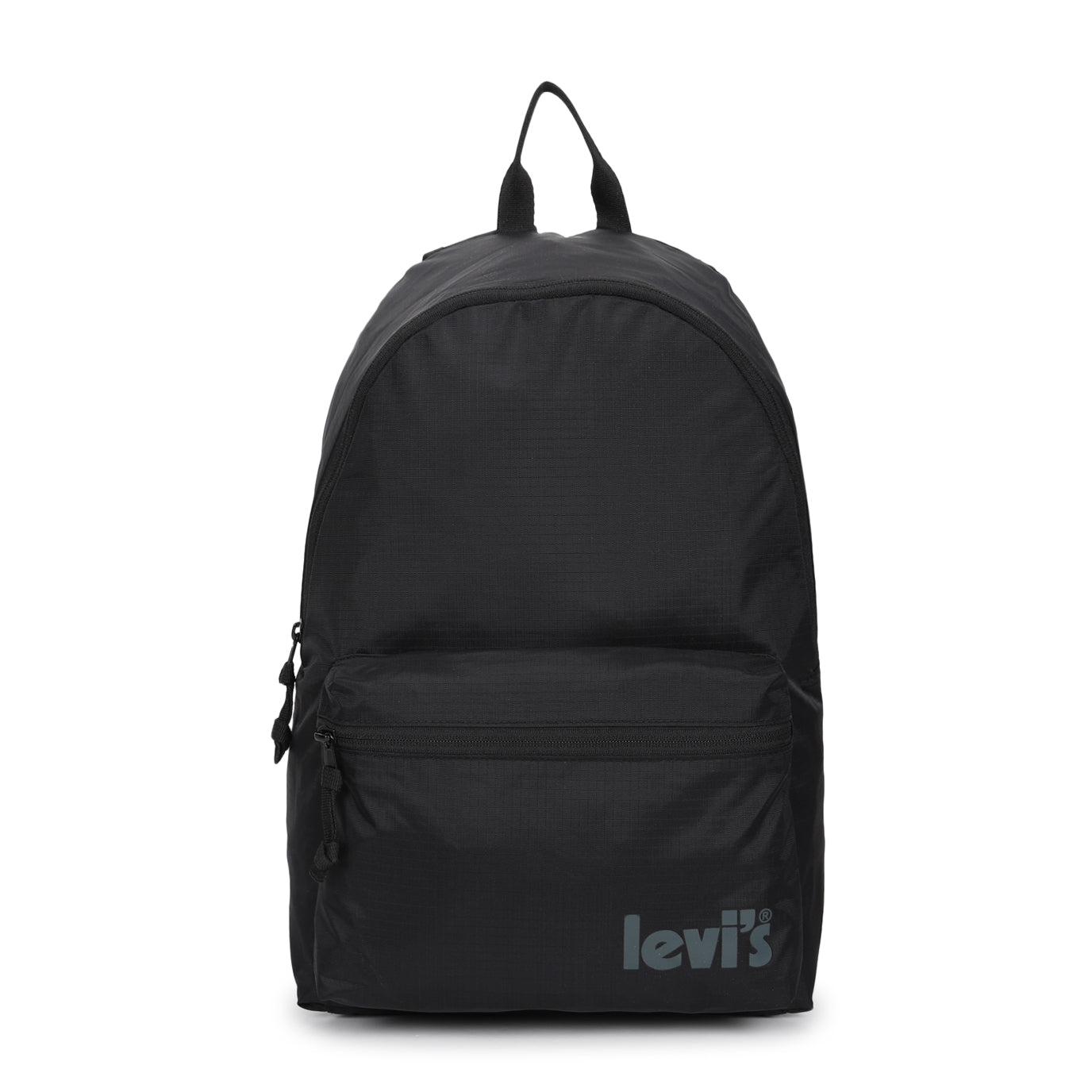 Men's Black Solid Backpack