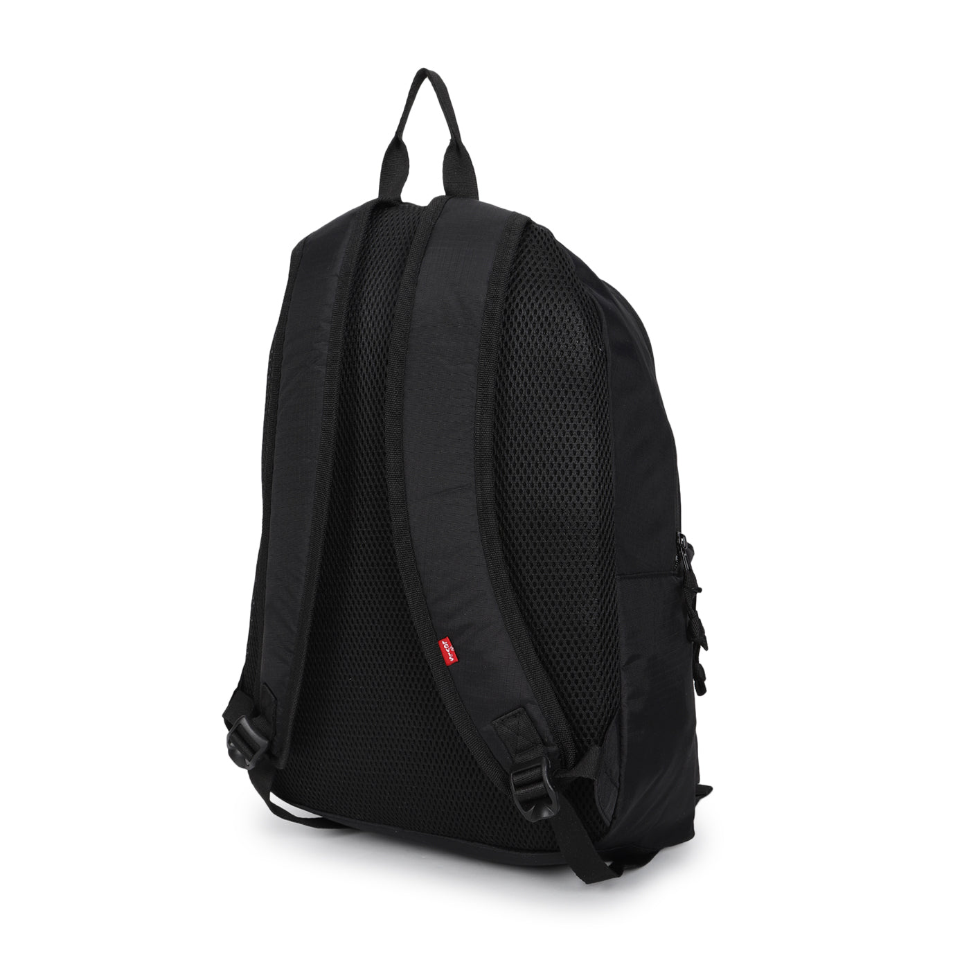 Men s Black Solid Backpack Levis India Store