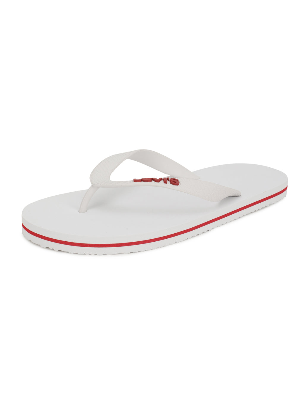 Men's White Flip-Flops