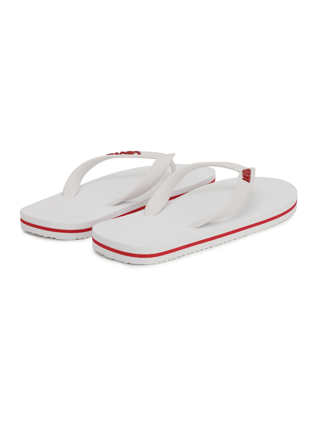 Men's White Flip-Flops