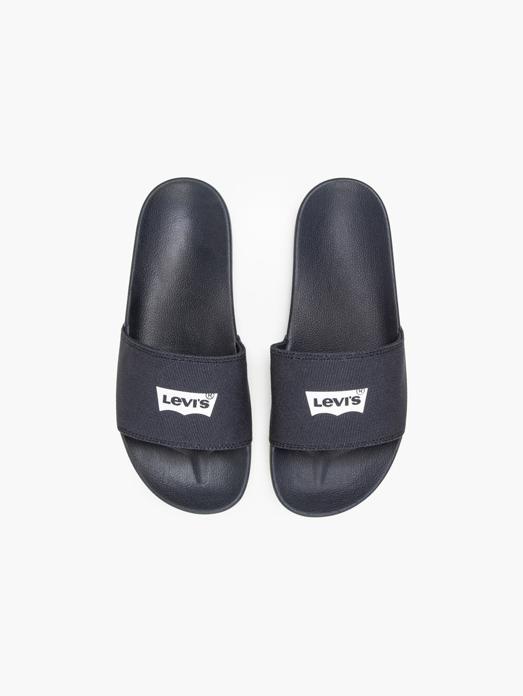 Men's Navy Blue Batwing Logo Slides - e9b9b6b7-e693-42ae-97a7-125b2a557d71 View