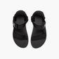 Men's Black Solid Sandals