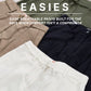 Women's Off White Straight Fit Mid Rise Easy Trousers - b19020ad-4cc6-4858-8189-7b7c9801251a View