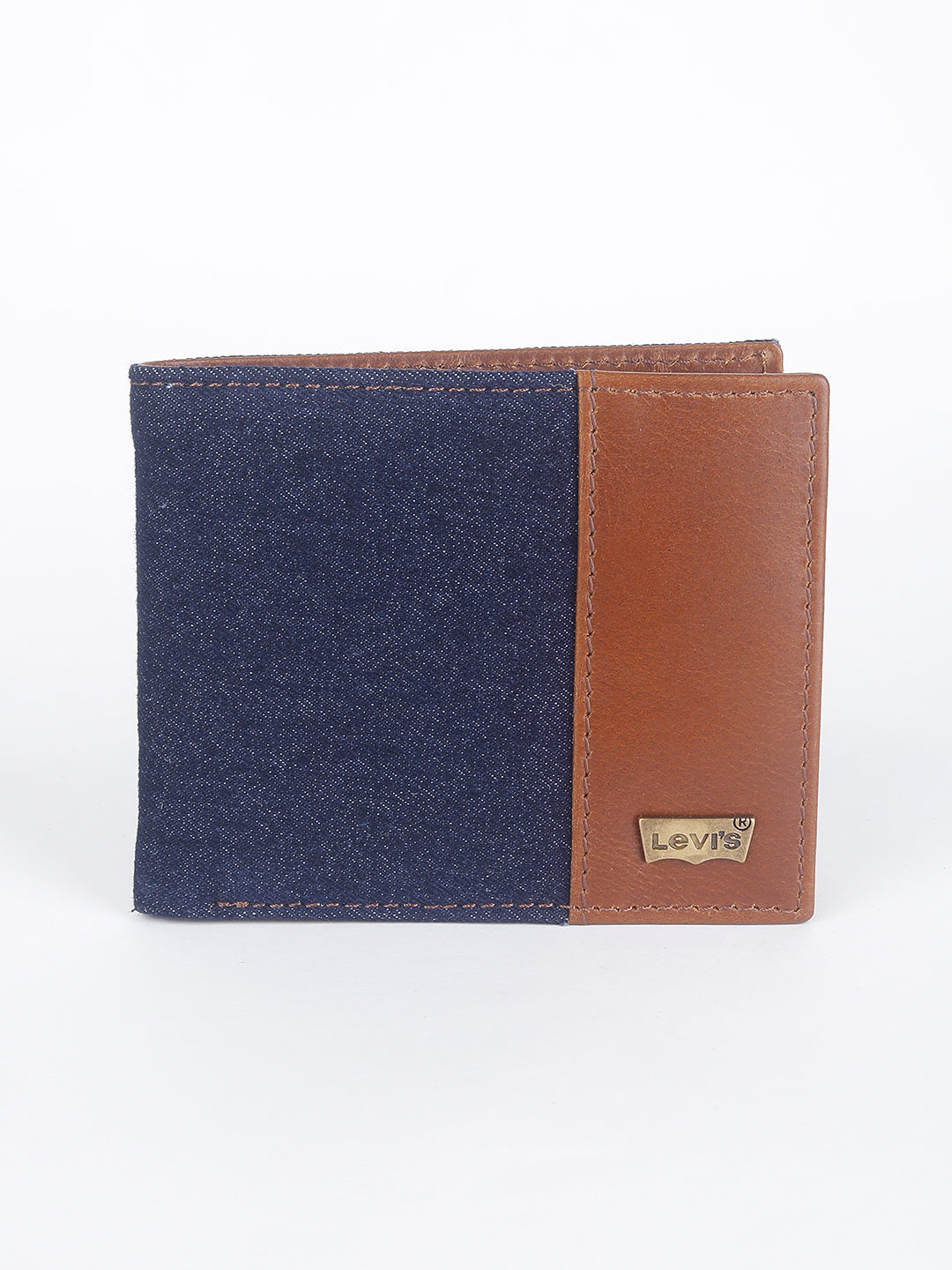 Men's Blue Colorblock Bi-Fold Wallet - 66c6355b-a8c2-4adc-8a3a-5459c2a24320 View