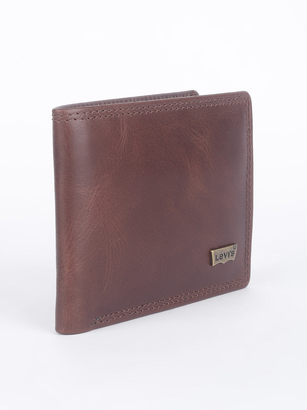 Men's Brown Solid Bi-Fold Wallet - fdbc5048-7590-455e-bbbc-bd42eb6cb8a3 View