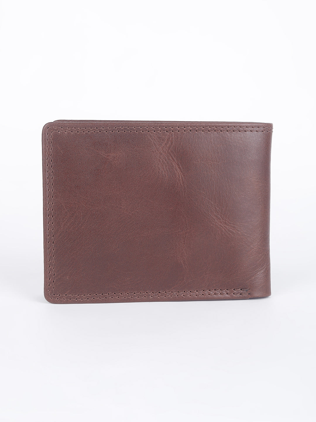 Men's Brown Solid Bi-Fold Wallet - fabb5228-f75a-4294-8614-4750e81da9c3 View