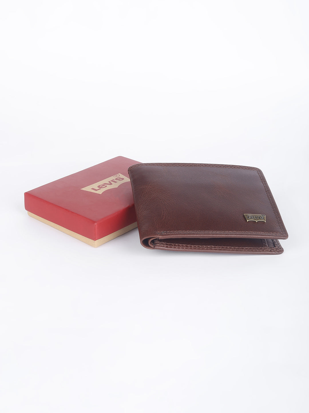 Men's Brown Solid Bi-Fold Wallet - a0eff5de-f2d5-4615-903f-7838d07f8923 View