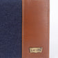 Men's Blue Colorblock Bi-Fold Wallet - 1 View