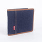 Men's Blue Solid Bi-fold Wallet - 8a36fd91-503e-4d8c-b814-4a6f34afbfd8 View