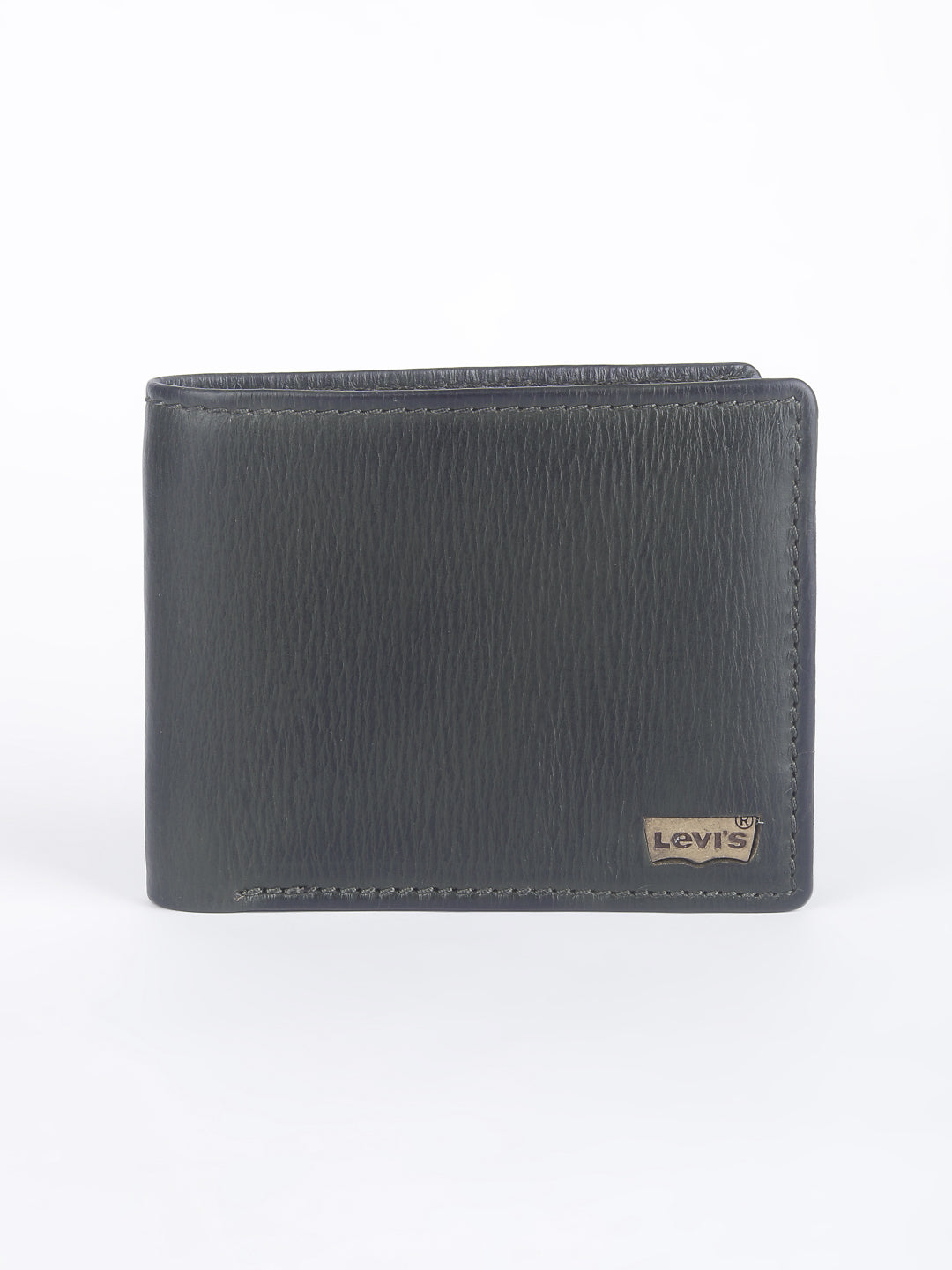 Men's Olive Solid Bi-Fold Wallet - 0010 View