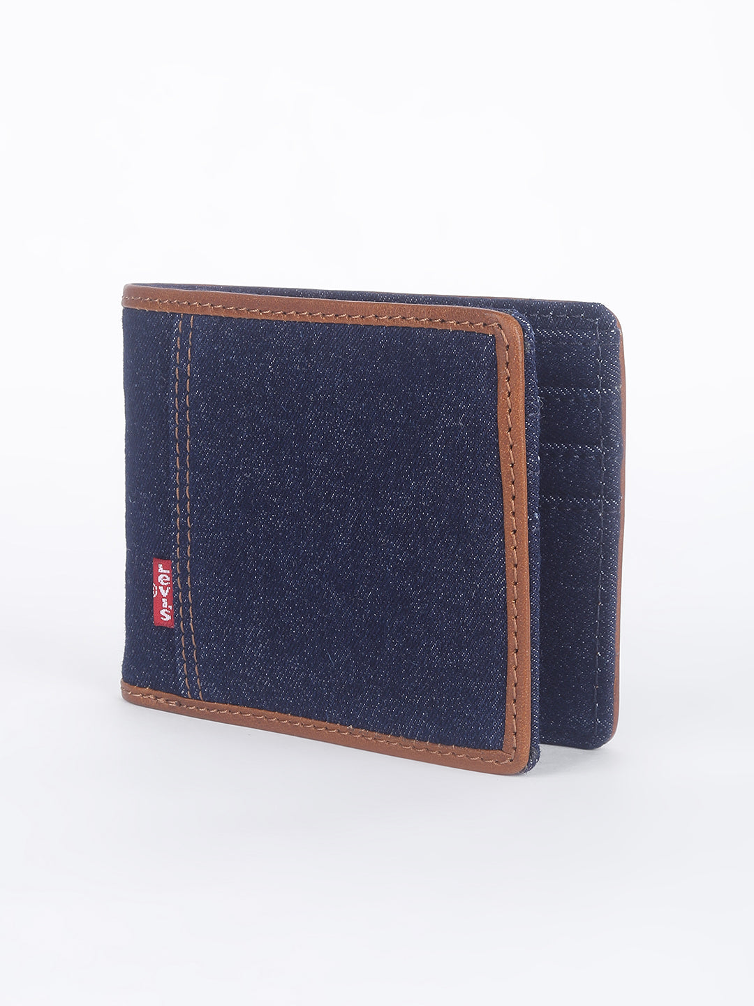 Men's Blue Solid Bi-fold Wallet - 5e10f6e1-567b-4f8f-920e-a2ae4f183604 View
