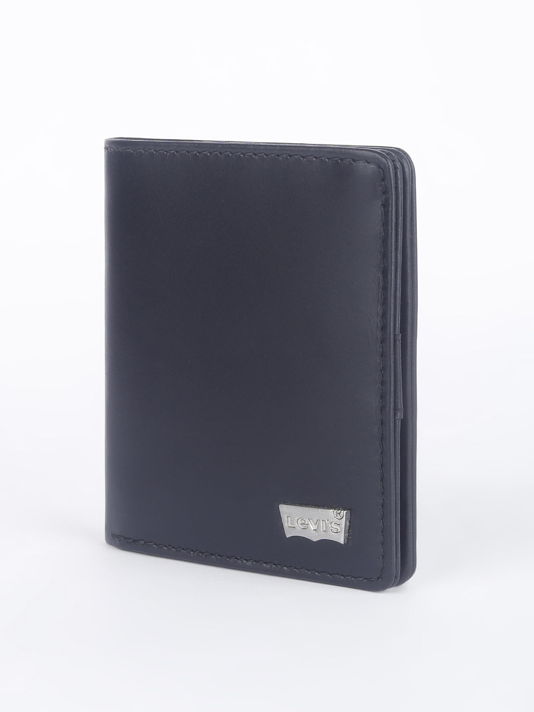Men's Black Solid Card Holder - 47a0a521-b615-49f1-a8a6-df76179d645d View