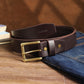 Men's Brown Solid Belt - 0012 View