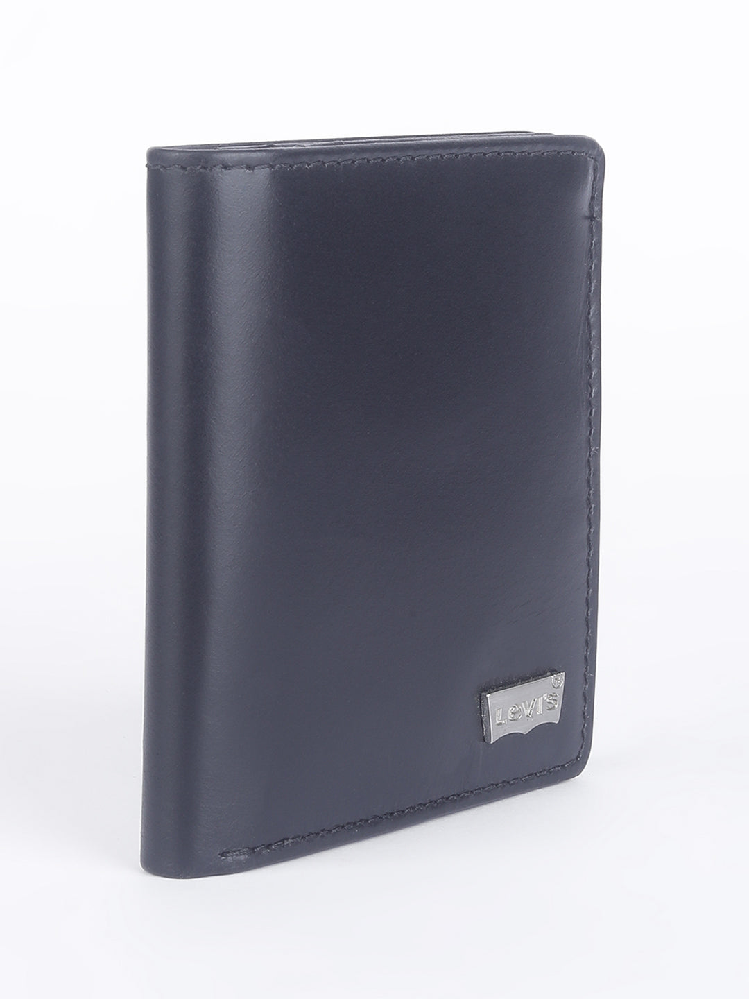 Men's Black Solid Card Holder - f8155283-63cd-4d26-9165-4078cc552d7c View