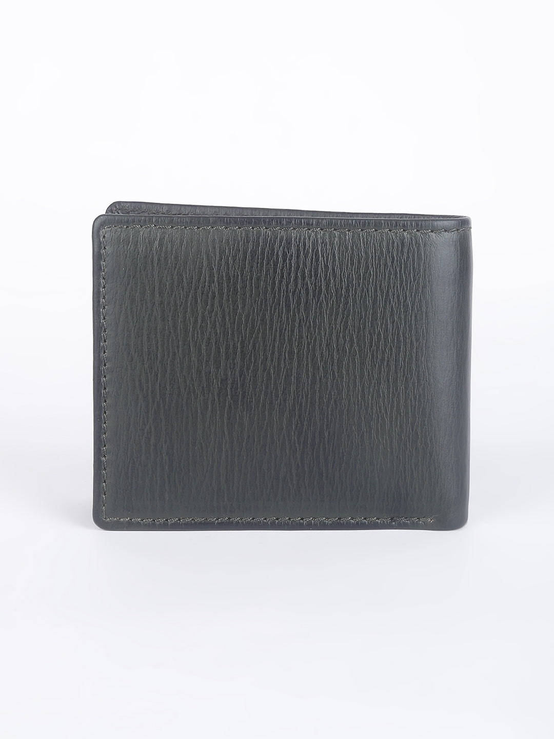 Men's Olive Solid Bi-Fold Wallet - 0013 View