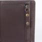 Men's Brown Solid Bi-Fold Wallet - 1 View