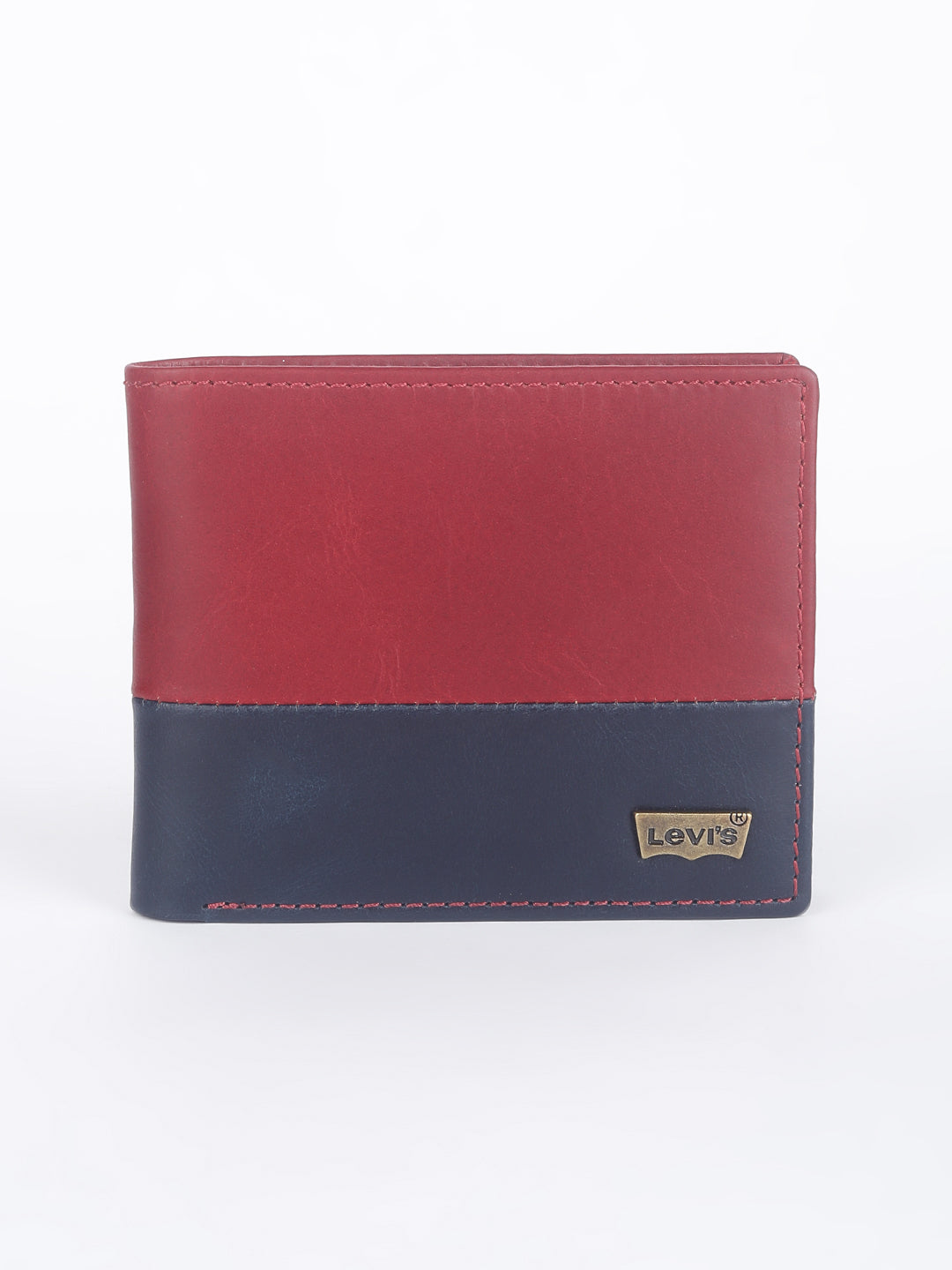 Men's Red Colorblock Bi-Fold Wallet - 11021101-961d-4f0a-8337-2a0a125a58b3 View
