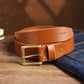 Men's Tan Solid Belt - 0017 View