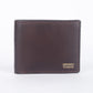 Men's Brown Solid Bi-Fold Wallet - 1 View