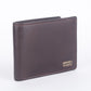 Men's Brown Solid Bi-Fold Wallet - 0018 View